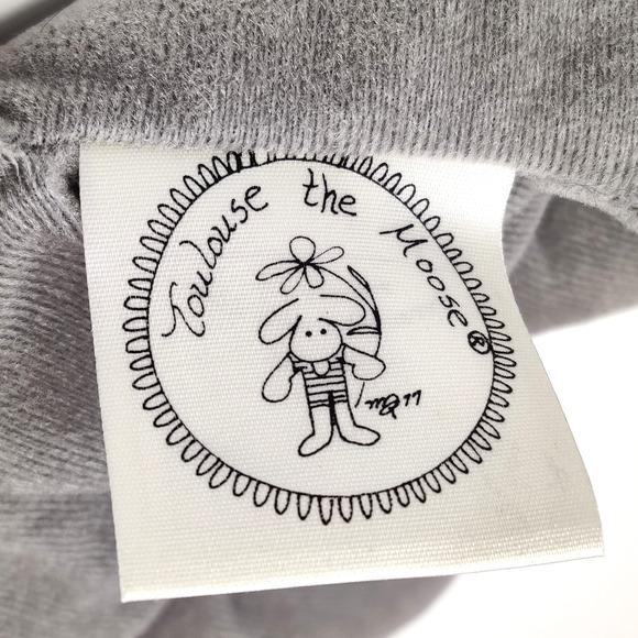 Toulouse the Moose Bean Bag Plush Rare Unique Handmade Cute Toy Book Character - Picture 3 of 16